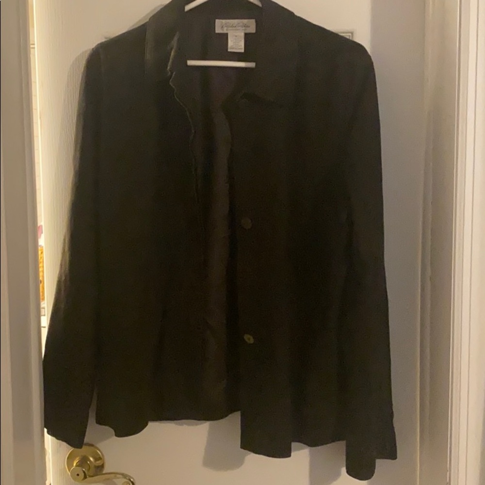 NWT Brooks Brothers Brown Suede Jacket